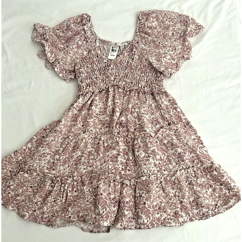 Yura Floral Mini Dress Small NWT Cavender's MSRP $49 Boho Festival Cottagecore